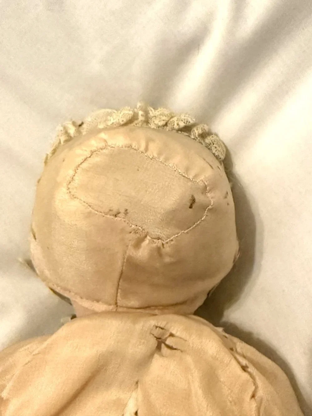 Antique Japan 16” Bisque Head Morimura Brothers Porcelain Baby Doll 1920s
